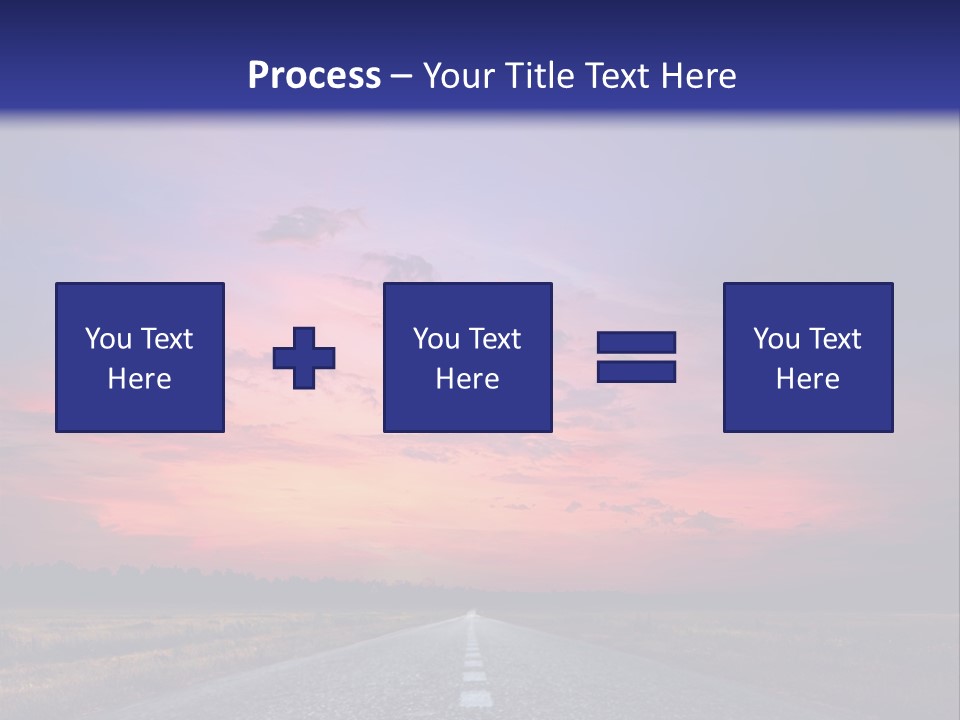 Road Career Drive PowerPoint Template