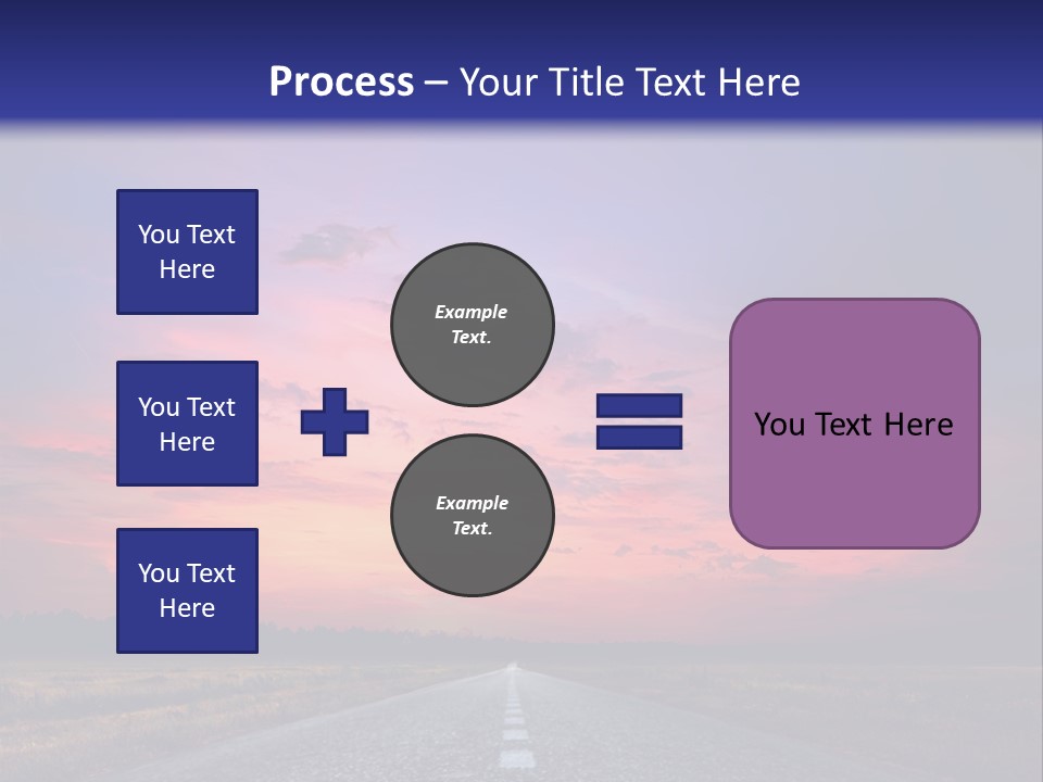Road Career Drive PowerPoint Template