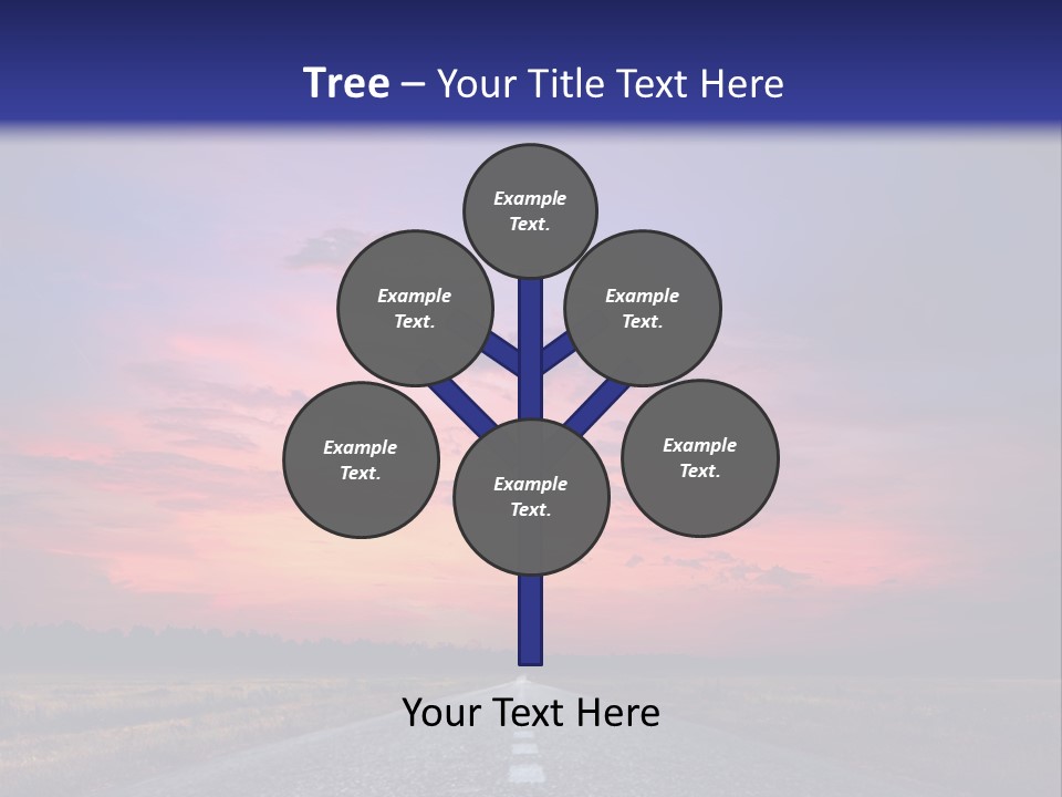 Road Career Drive PowerPoint Template