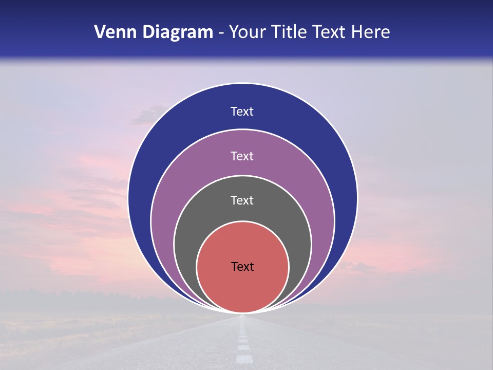 Road Career Drive PowerPoint Template