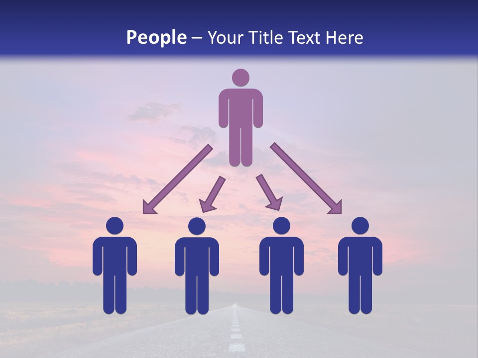 Road Career Drive PowerPoint Template