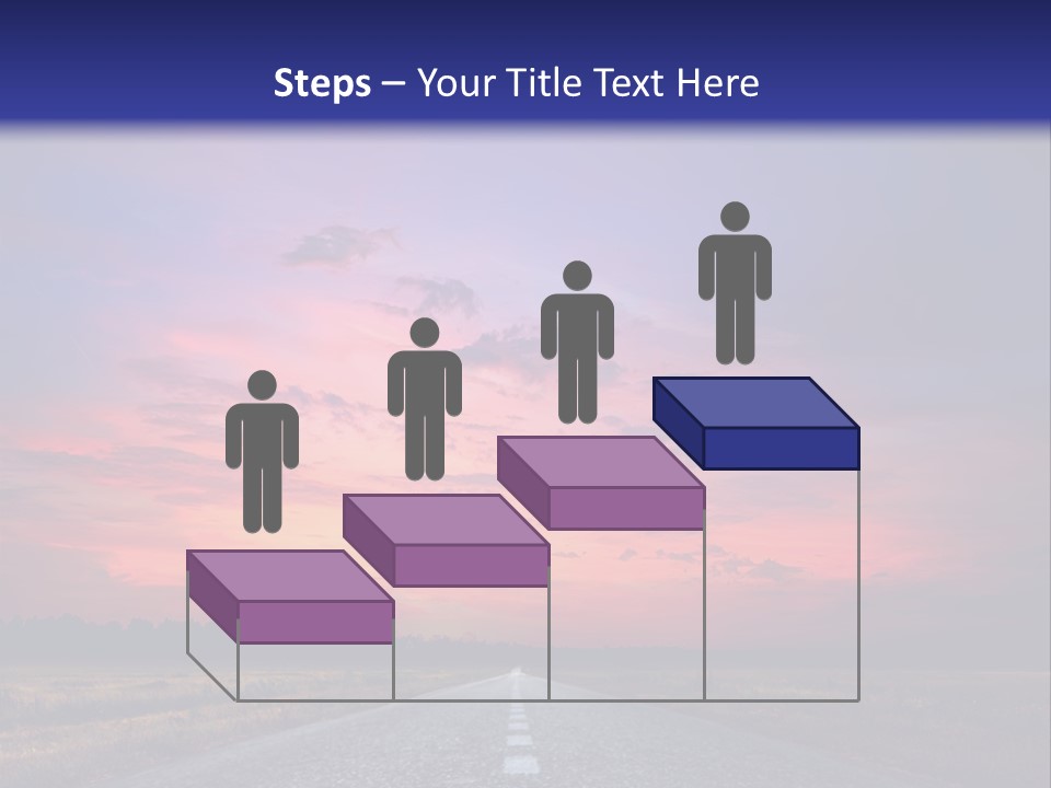 Road Career Drive PowerPoint Template