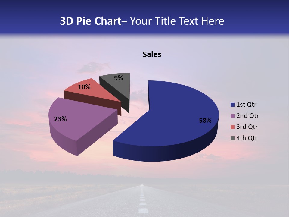 Road Career Drive PowerPoint Template