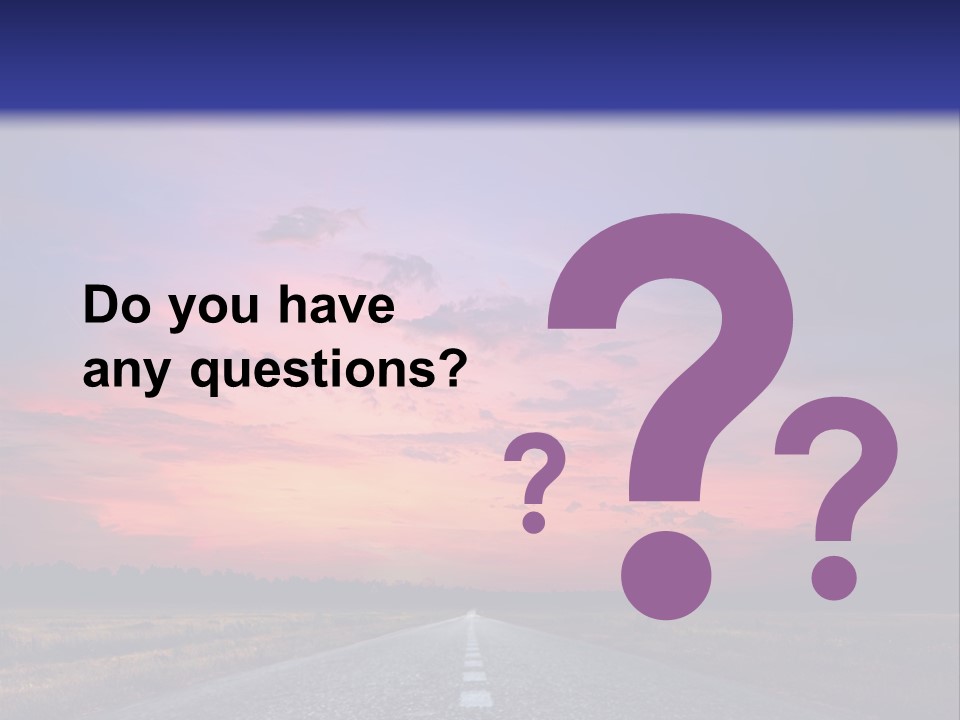 Road Career Drive PowerPoint Template