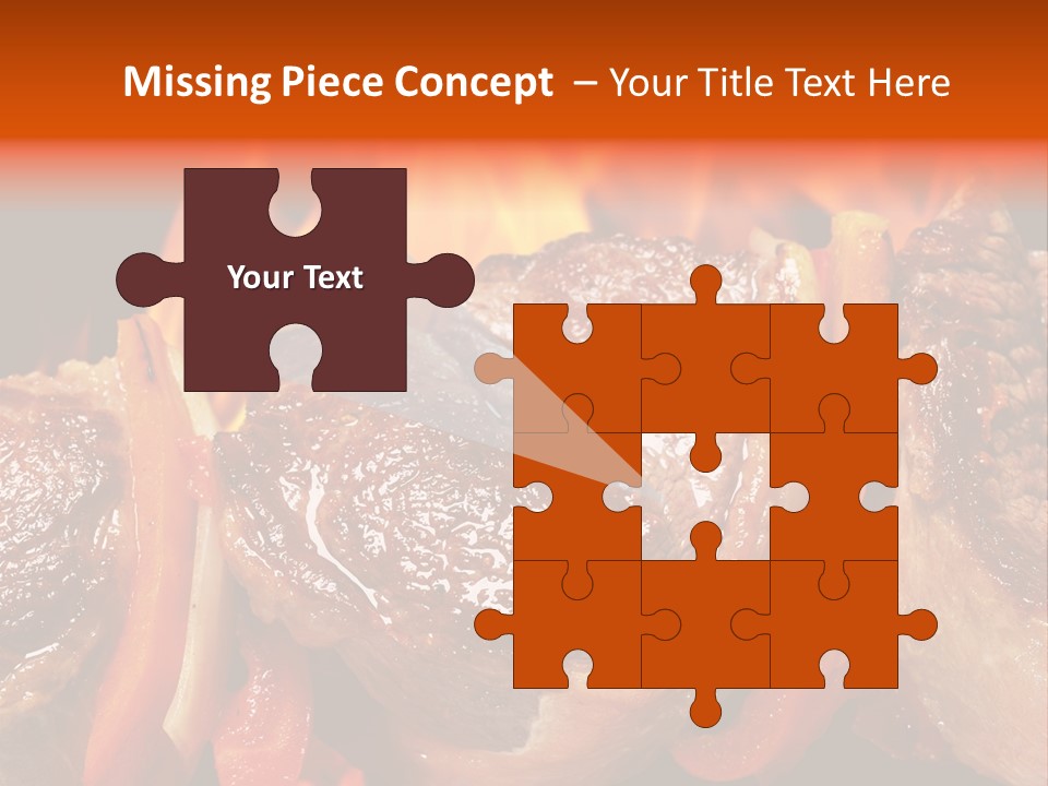 Meat Green Light PowerPoint Template