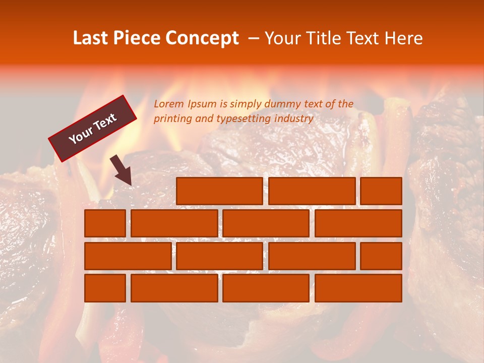 Meat Green Light PowerPoint Template