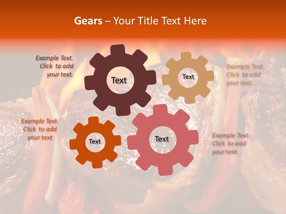 Meat Green Light PowerPoint Template