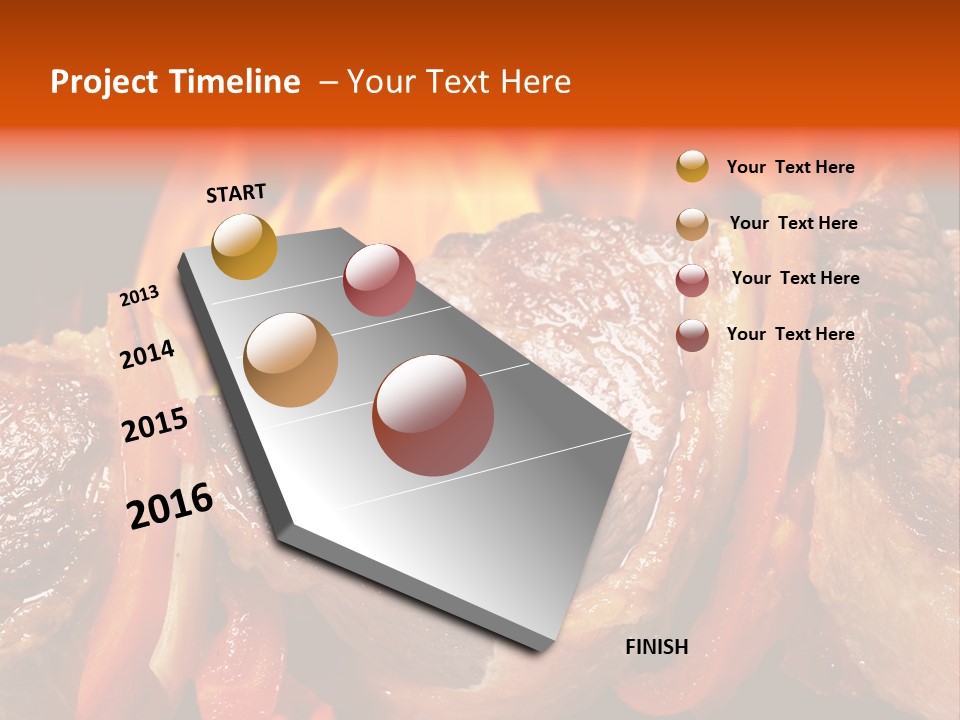 Meat Green Light PowerPoint Template