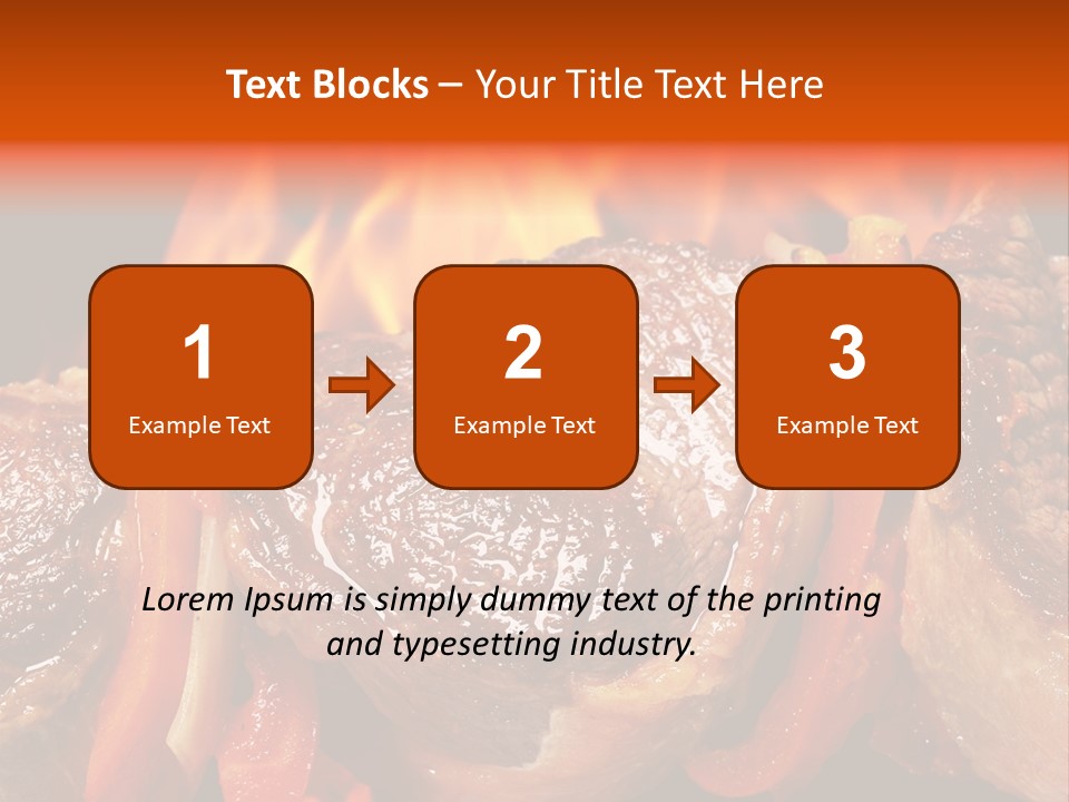 Meat Green Light PowerPoint Template