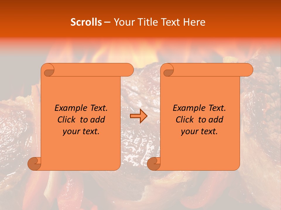 Meat Green Light PowerPoint Template