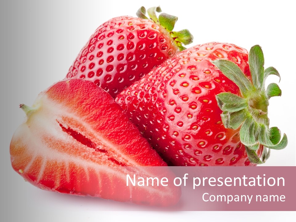 Fruity Freshness Ripe PowerPoint Template