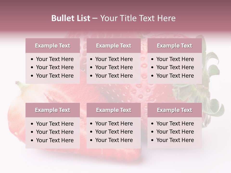 Fruity Freshness Ripe PowerPoint Template