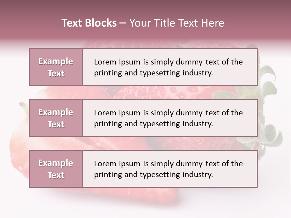 Fruity Freshness Ripe PowerPoint Template