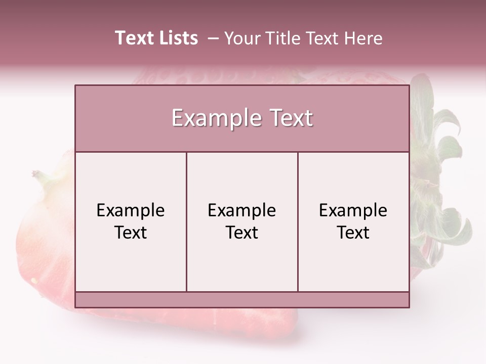 Fruity Freshness Ripe PowerPoint Template