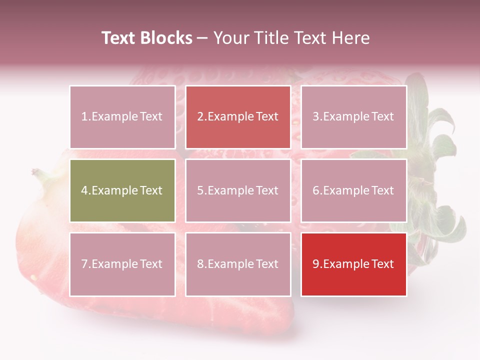 Fruity Freshness Ripe PowerPoint Template