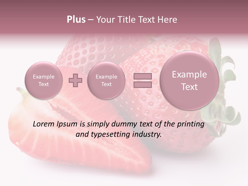 Fruity Freshness Ripe PowerPoint Template