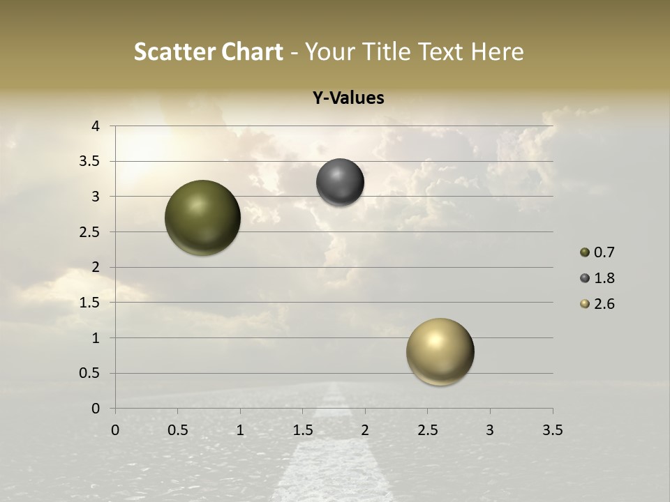 Way Tarmac Perspective PowerPoint Template