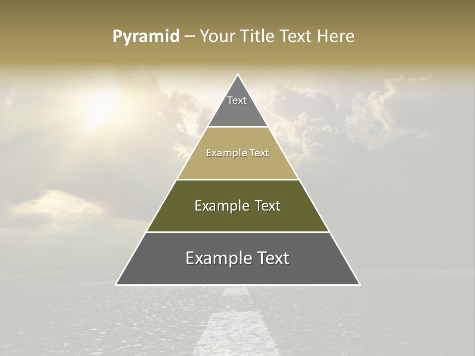 Way Tarmac Perspective PowerPoint Template