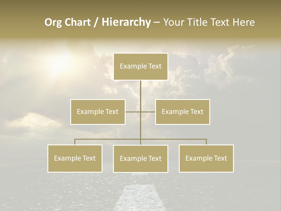 Way Tarmac Perspective PowerPoint Template
