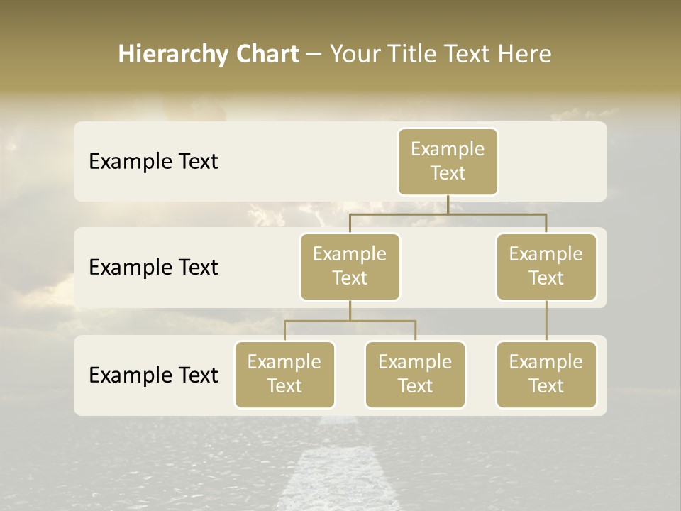 Way Tarmac Perspective PowerPoint Template