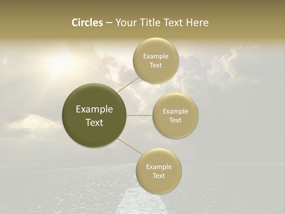 Way Tarmac Perspective PowerPoint Template