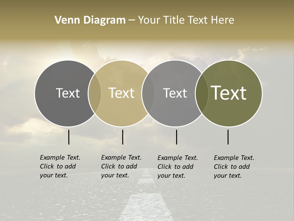 Way Tarmac Perspective PowerPoint Template