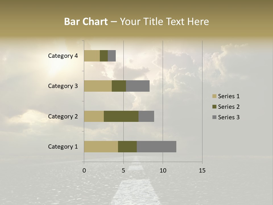 Way Tarmac Perspective PowerPoint Template