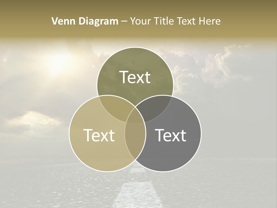 Way Tarmac Perspective PowerPoint Template