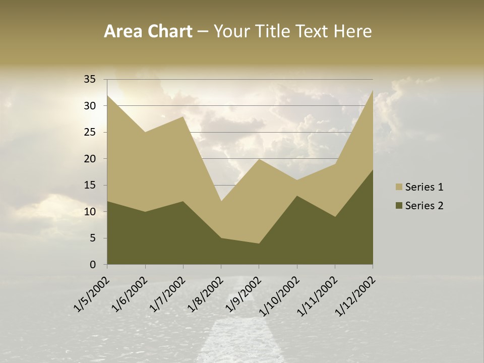 Way Tarmac Perspective PowerPoint Template