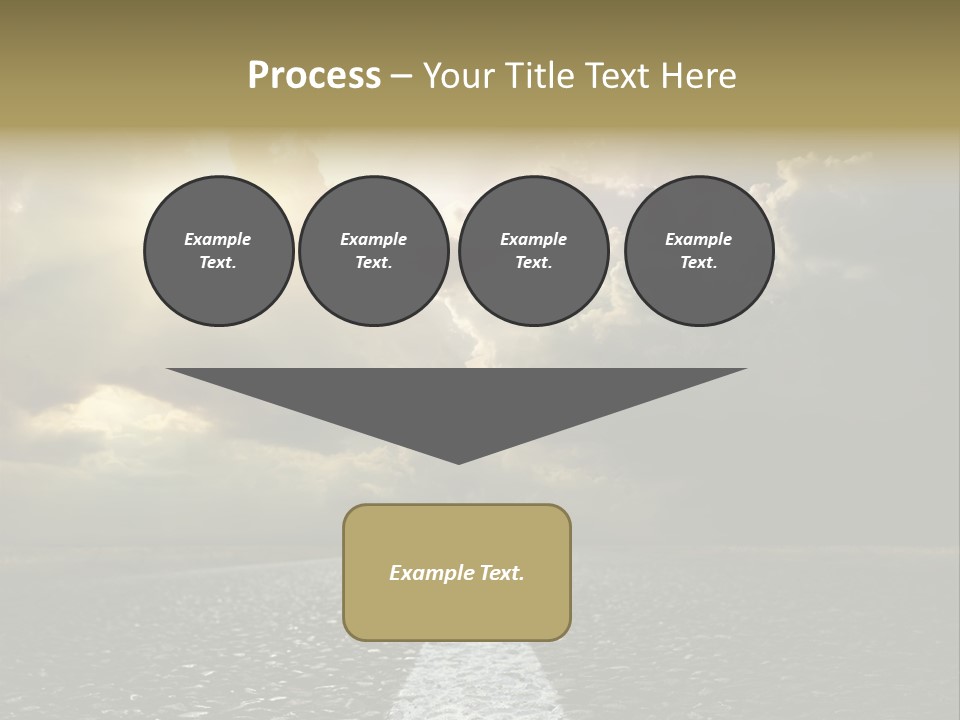 Way Tarmac Perspective PowerPoint Template