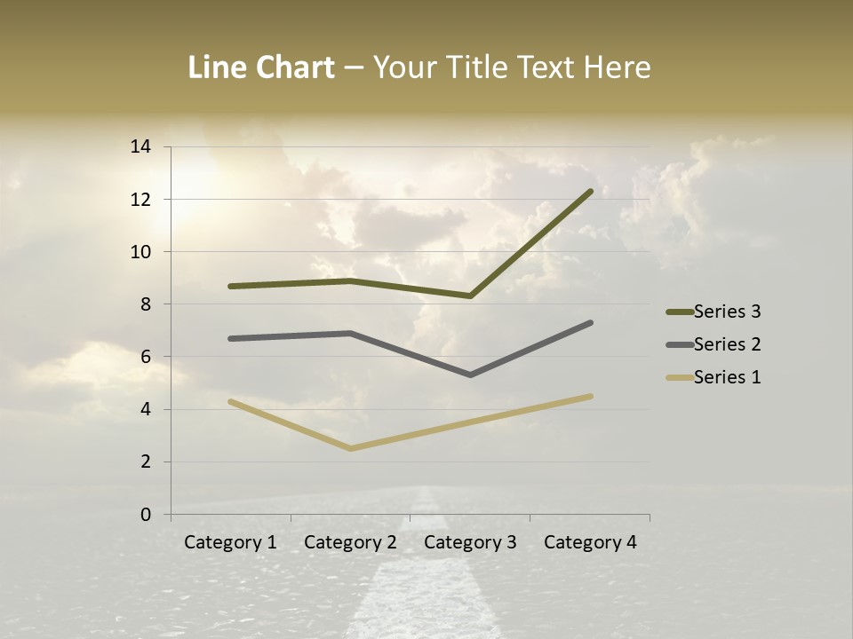 Way Tarmac Perspective PowerPoint Template