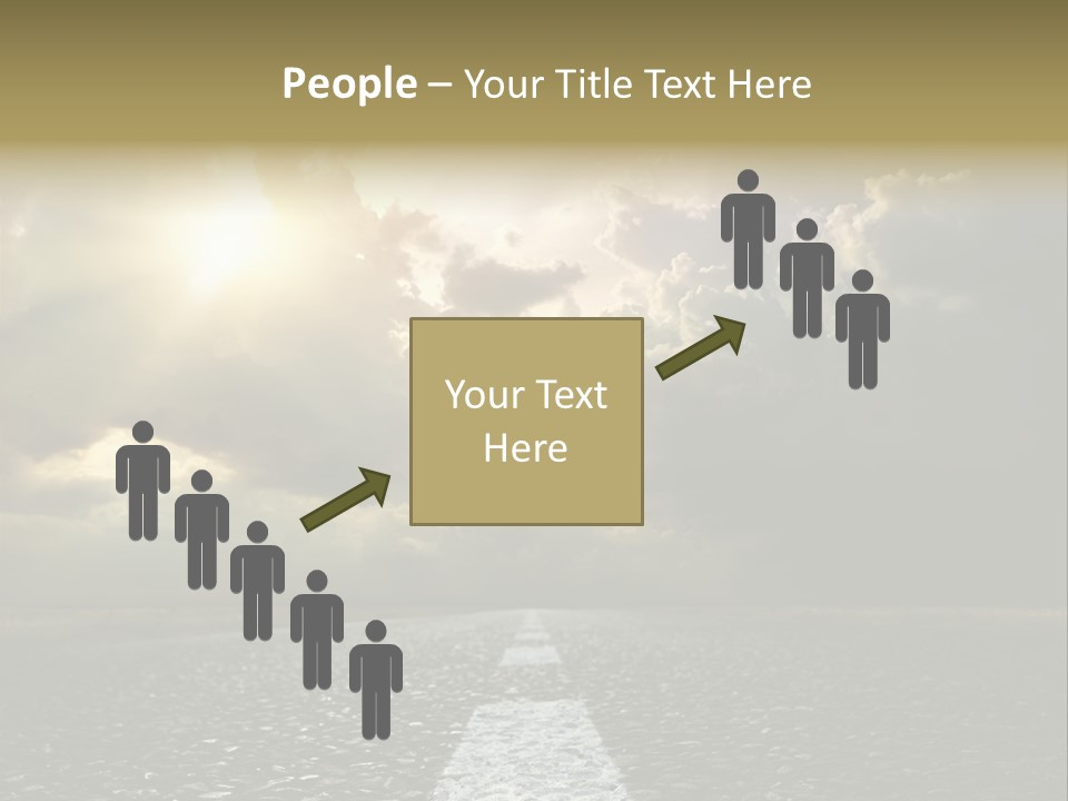 Way Tarmac Perspective PowerPoint Template