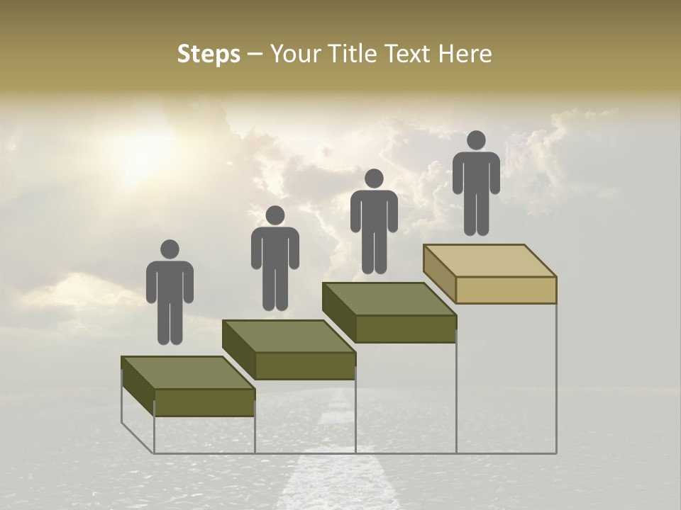 Way Tarmac Perspective PowerPoint Template