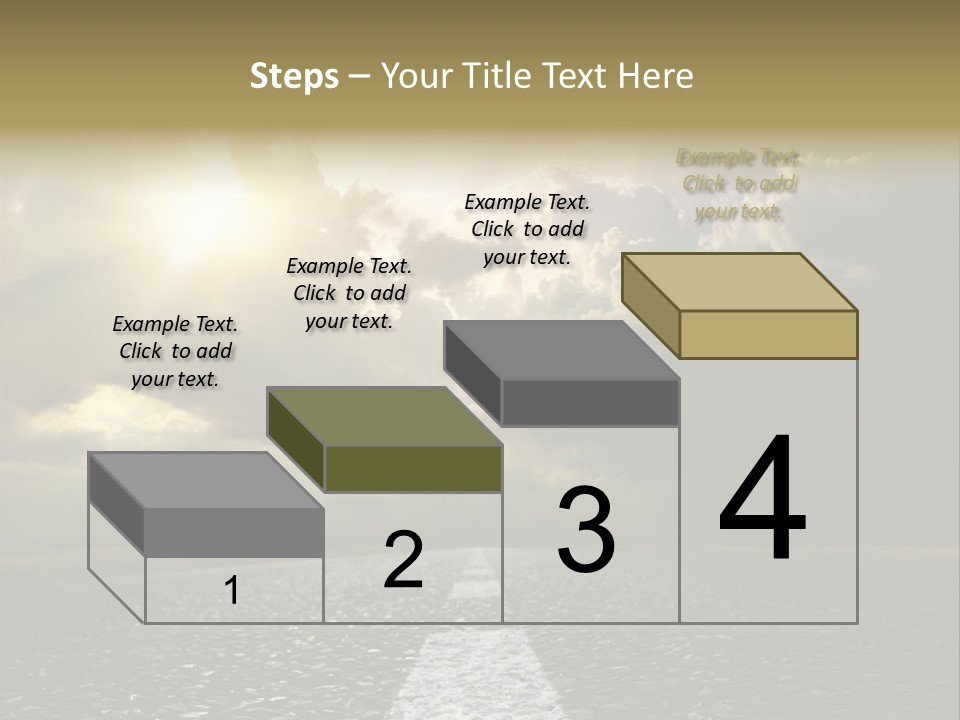 Way Tarmac Perspective PowerPoint Template