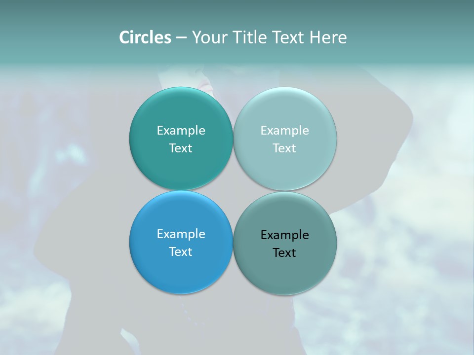 Eyeshadow Portrait Beautiful PowerPoint Template