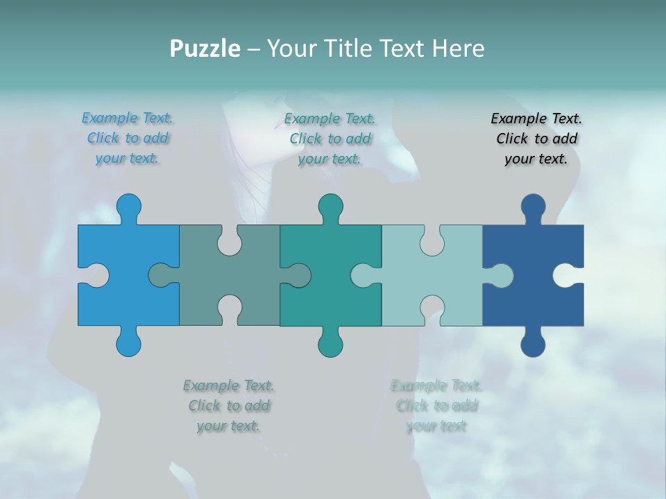 Eyeshadow Portrait Beautiful PowerPoint Template