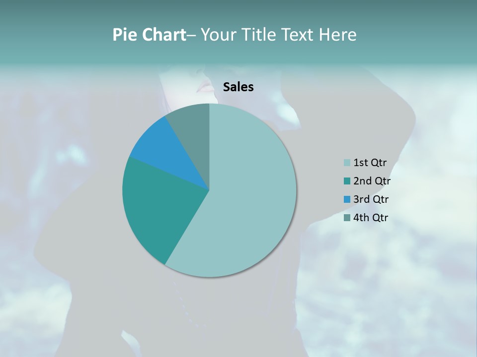 Eyeshadow Portrait Beautiful PowerPoint Template
