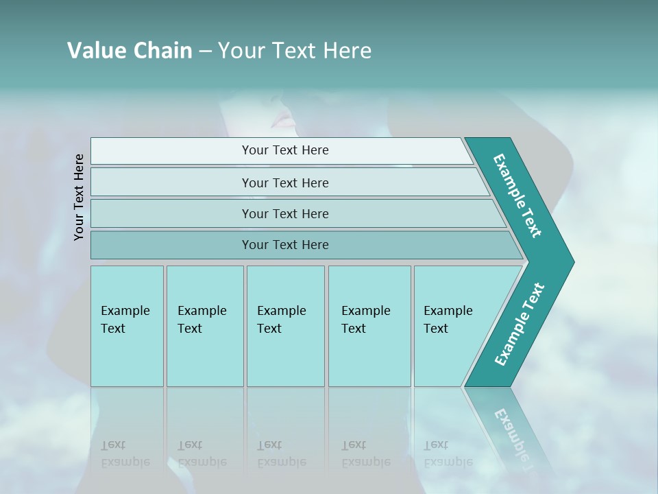 Eyeshadow Portrait Beautiful PowerPoint Template