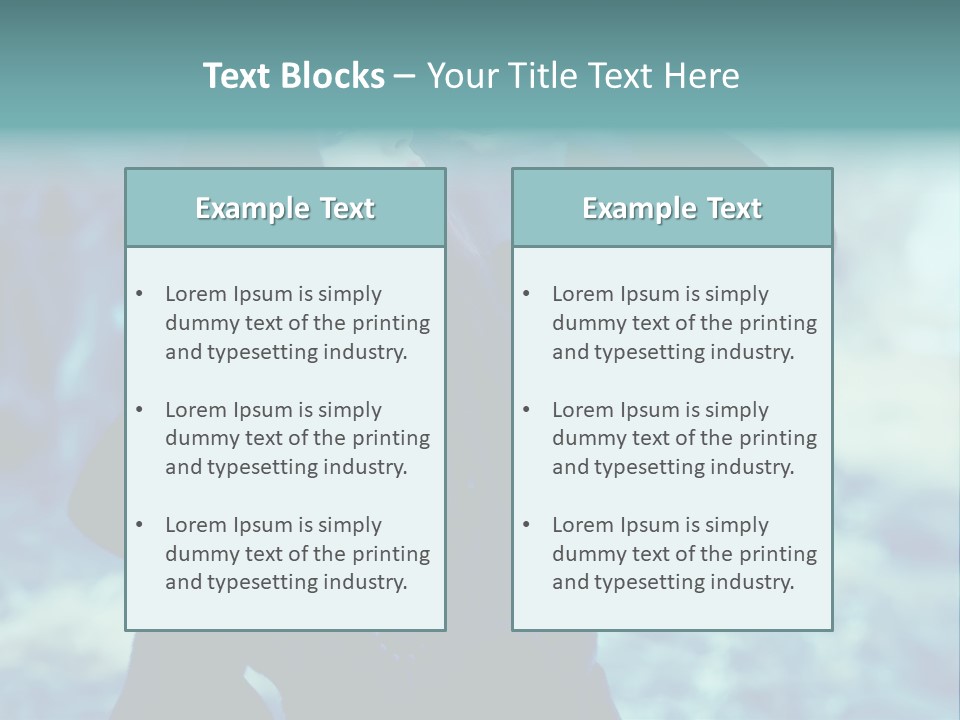 Eyeshadow Portrait Beautiful PowerPoint Template