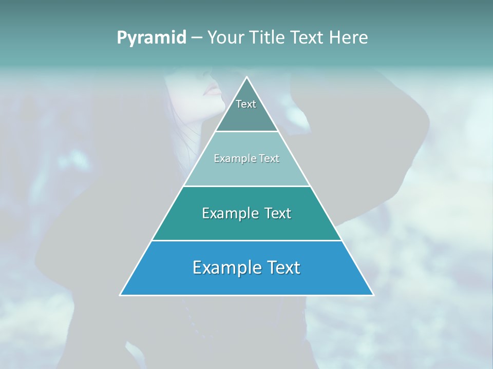 Eyeshadow Portrait Beautiful PowerPoint Template