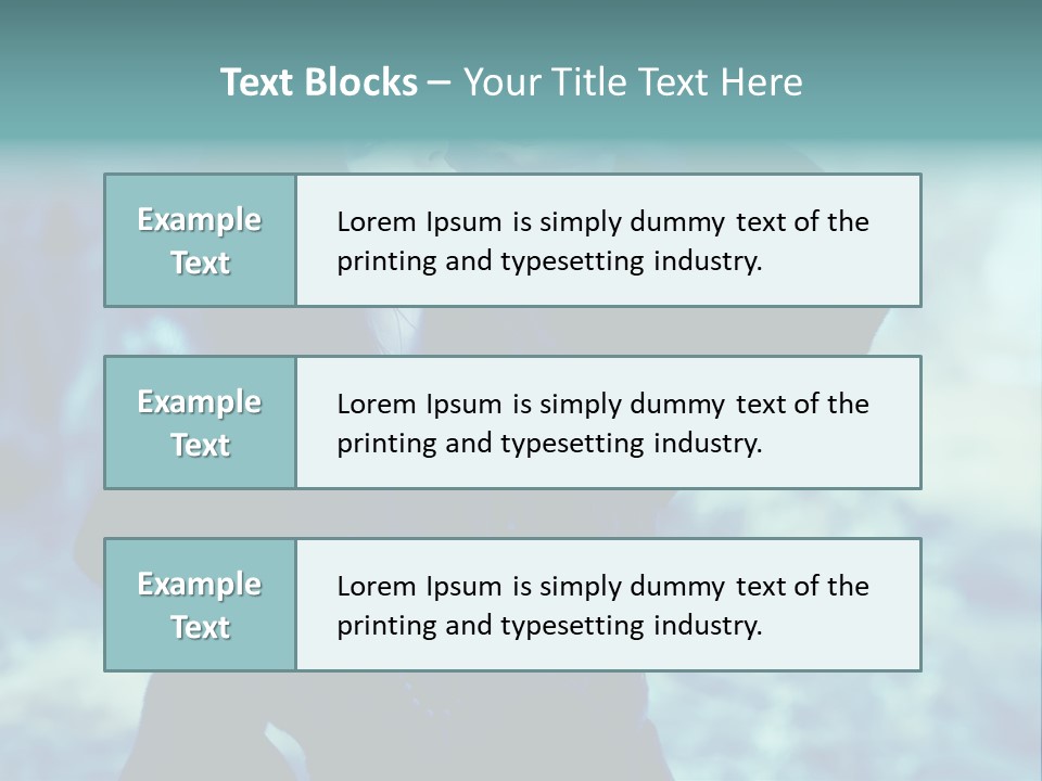 Eyeshadow Portrait Beautiful PowerPoint Template