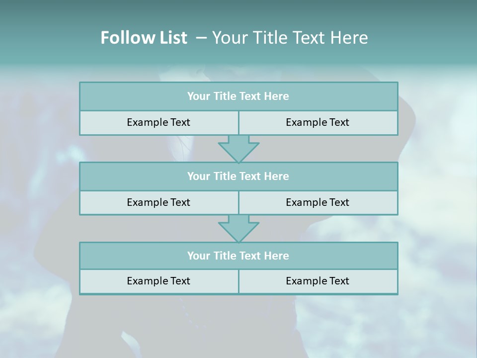 Eyeshadow Portrait Beautiful PowerPoint Template