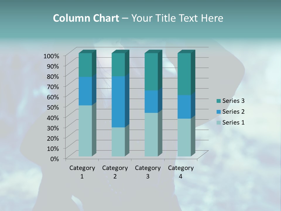 Eyeshadow Portrait Beautiful PowerPoint Template