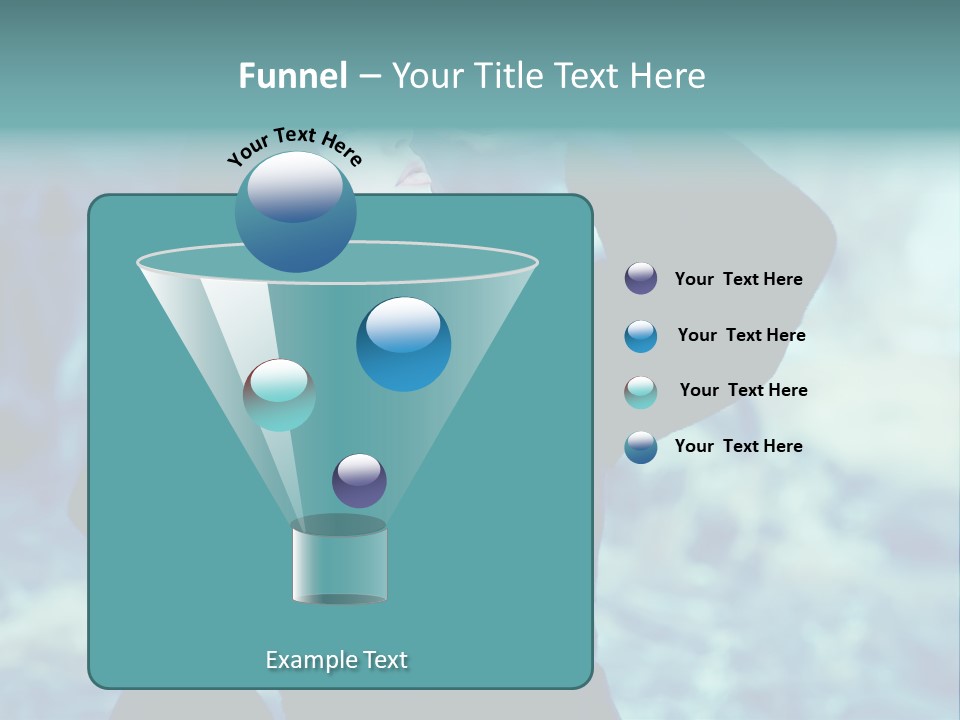 Eyeshadow Portrait Beautiful PowerPoint Template