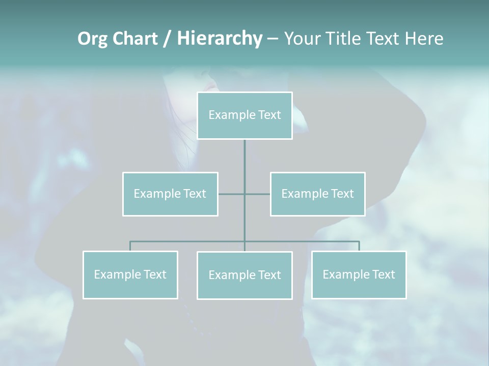 Eyeshadow Portrait Beautiful PowerPoint Template