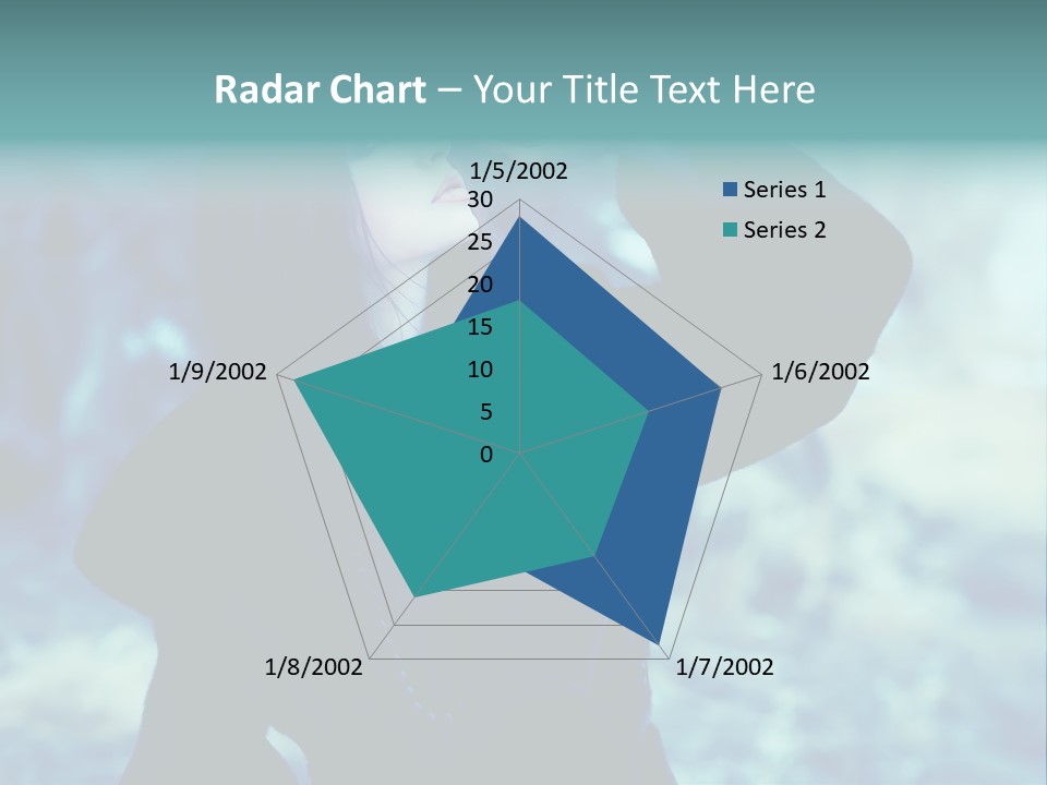 Eyeshadow Portrait Beautiful PowerPoint Template