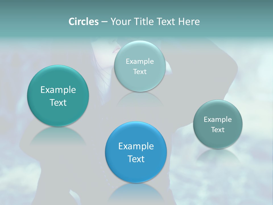 Eyeshadow Portrait Beautiful PowerPoint Template