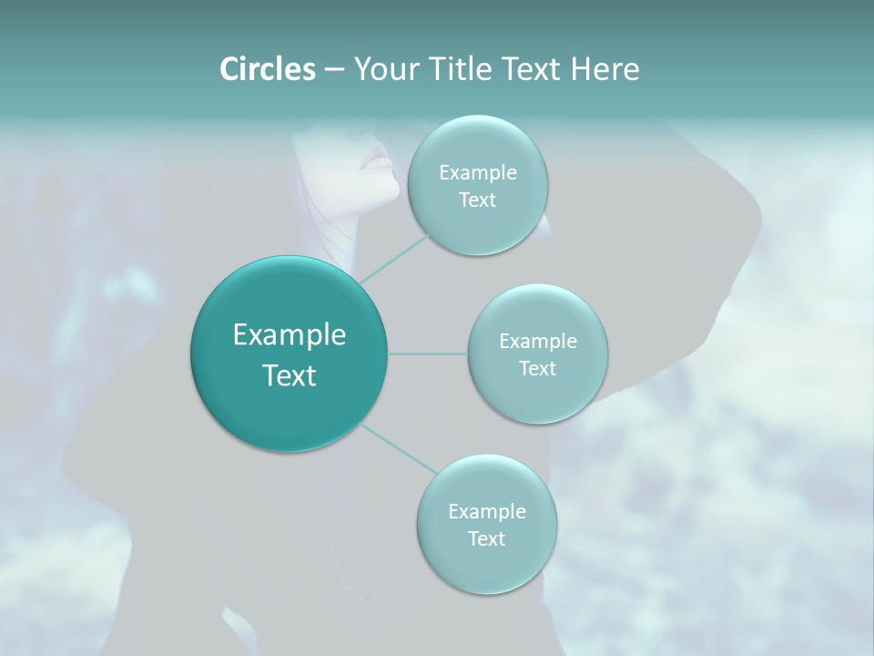 Eyeshadow Portrait Beautiful PowerPoint Template