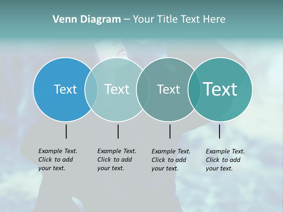 Eyeshadow Portrait Beautiful PowerPoint Template