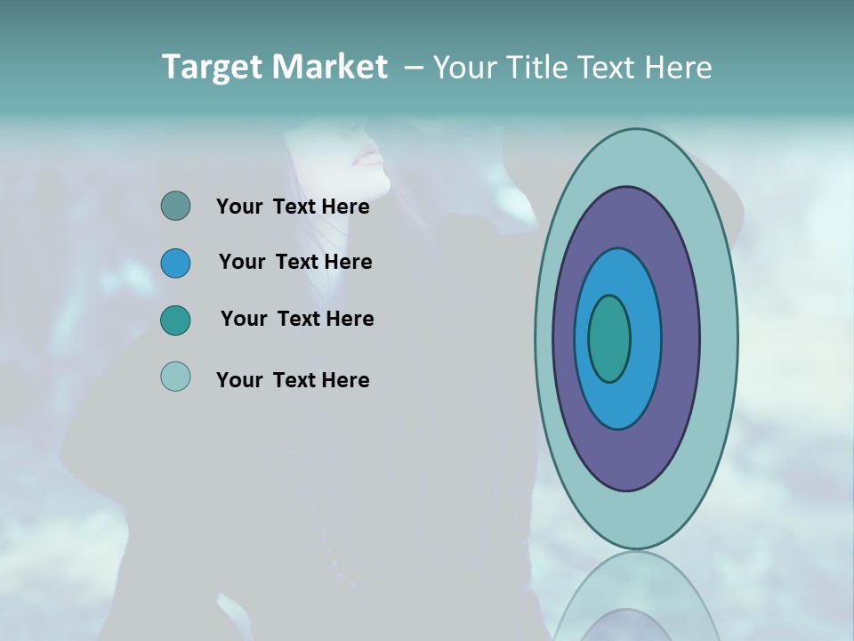 Eyeshadow Portrait Beautiful PowerPoint Template